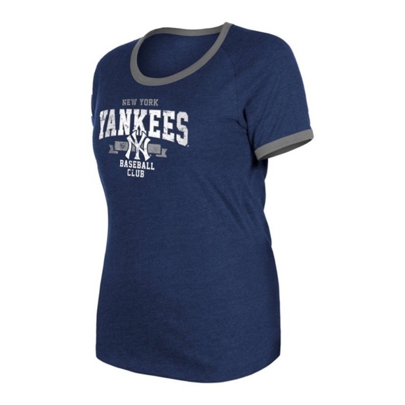 MLB New York Yankees Women's Heather
Bi-Blend Ringer T-Shirt - M new - Picture 5 of 7